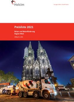Preisliste 2021 Beton und Betonf&ouml;rderung Region West - Holcim Deutschland