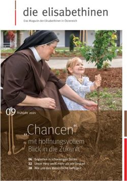 "Chancen" mit hoffnungsvollem Blick in die Zukunft 06 Begleiten in schwierigen Zeiten 22 Unser Herz weiß mehr als wir denken 28 Wie uns das ...