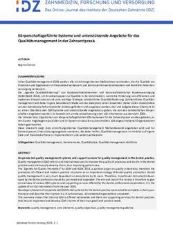 K&ouml;rperschaftsgef&uuml;hrte Systeme und unterst&uuml;tzende Angebote f&uuml;r das Qualit&auml;tsmanagement in der Zahnarztpraxis