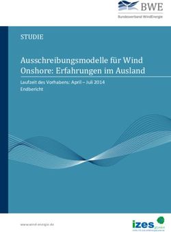 Onshore: Erfahrungen im Ausland - Laufzeit des Vorhabens: April - Juli 2014 Endbericht