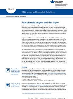 Falschmeldungen auf der Spur - DGUV LUG