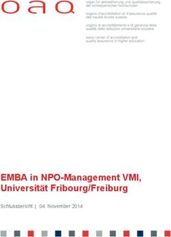EMBA in NPO-Management VMI, Universität Fribourg/Freiburg - Schlussbericht | 04. November 2014