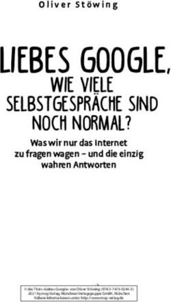 LIEBES GOOGLE, SELBSTGESPRÄCHE SIND WIE VIELE NOCH NORMAL? - Was wir nur das Internet - Münchner Verlagsgruppe
