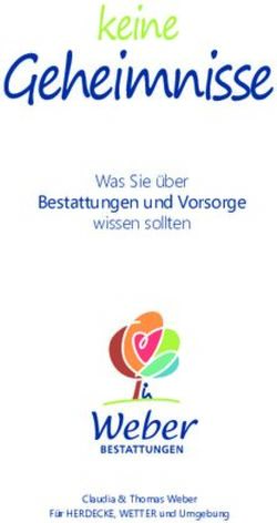 Geheimnisse keine Was Sie &uuml;ber - Weber Bestattungen