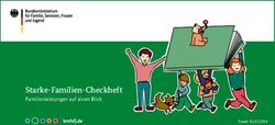 Starke-Familien-Checkheft - Familienleistungen auf einen Blick - Chancen NRW