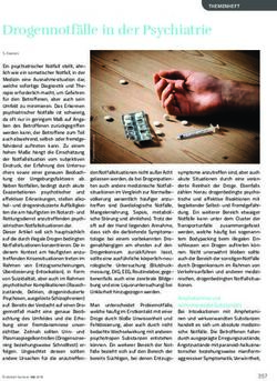 Drogennotfälle in der Psychiatrie