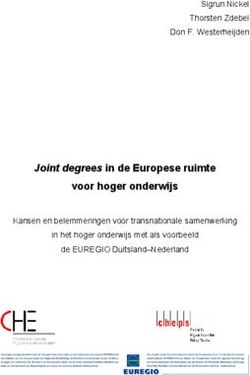 Joint degrees in de Europese ruimte - voor hoger onderwijs - Sigrun Nickel Thorsten Zdebel Don F. Westerheijden