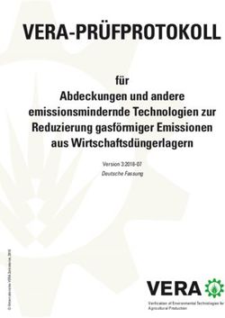 VERA-PR&Uuml;FPROTOKOLL f&uuml;r Abdeckungen und andere emissionsmindernde Technologien zur Reduzierung gasf&ouml;rmiger Emissionen aus Wirtschaftsd&uuml;ngerlagern ...