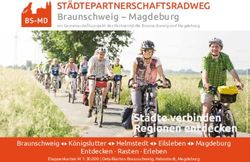 ST&Auml;DTEPARTNERSCHAFTSRADWEG - Braunschweig - Magdeburg