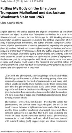 Putting My Body on the Line. Joan Trumpauer Mulholland und das Jackson Woolworth Sit In von 1963