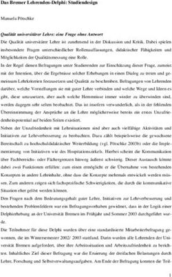 Das Bremer Lehrenden-Delphi: Studiendesign