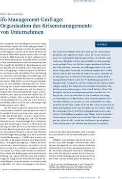 Ifo Management-Umfrage: Organisation des Krisenmanagements von Unternehmen