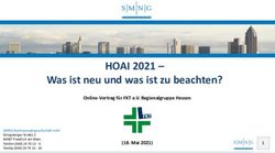 HOAI 2021 - Was ist neu und was ist zu beachten? - Online-Vortrag f&uuml;r FKT e.V. Regionalgruppe Hessen (18. Mai 2021)