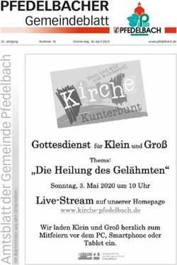 PFEDELBACHER Gemeindeblatt - Gemeinde Pfedelbach