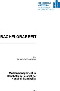 BACHELORARBEIT - Markenmanagement im Handball am Beispiel der Handball-Bundesliga - Publication Server of ...