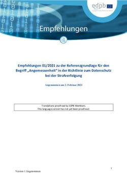 Empfehlungen 01/2021 zu der Referenzgrundlage f&uuml;r den Begriff "Angemessenheit" in der Richtlinie zum Datenschutz bei der Strafverfolgung