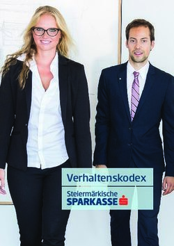 Verhaltenskodex - Steierm&auml;rkische Sparkasse