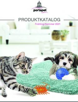 PRODUKTKATALOG Fr&uuml;hling/Sommer 2021 - PortaPet