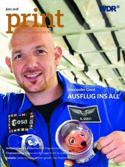 Juni 2018 print - AUSFLUG INS ALL Alexander Gerst - WDR PRINT Online