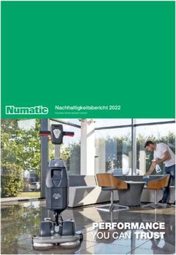 PERFORMANCE YOU CAN TRUST - Nachhaltigkeitsbericht 2022 - numatic.de