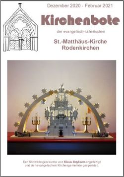 Kirchenbote St.-Matth&auml;us-Kirche Rodenkirchen - Dezember 2020 - Februar 2021