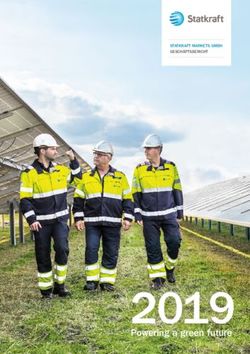 2019 Powering a green future - Statkraft