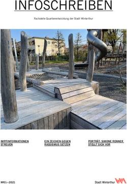 INFOSCHREIBEN - IMPFINFORMATIONEN STREUEN - Stadt Winterthur