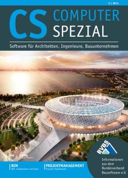 COMPUTER SPEZIAL Software für Architekten, Ingenieure, Bauunternehmen - BIM PROJEKTMANAGEMENT - Software für Architekten, Ingenieure ...