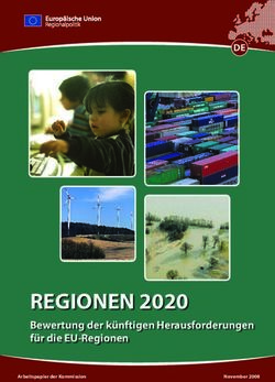 REGIONEN 2020 Bewertung der künftigen Herausforderungen für die EU-Regionen - DE - europa.eu