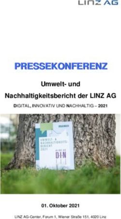 PPPRRREEESSSSSSEEEKKKOOONNNFFFEEERRREEENNNZZZ - Umwelt- und Nachhaltigkeitsbericht der LINZ AG - Stadt Linz