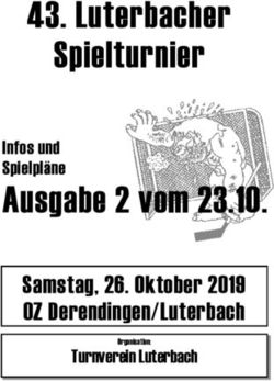 Luterbacher Spielturnier - Ausgabe 2 vom 23.10. Samstag, 26. Oktober 2019 OZ Derendingen/Luterbach