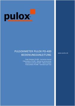 PULSOXIMETER PULOX PO-400 BEDIENUNGSANLEITUNG - Pulox.de