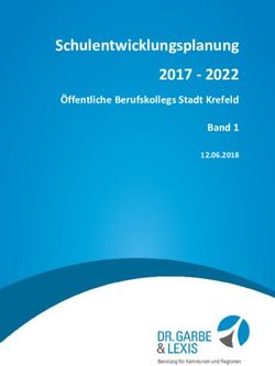 Schulentwicklungsplanung 2017 2022 - &Ouml;ffentliche Berufskollegs Stadt Krefeld Band