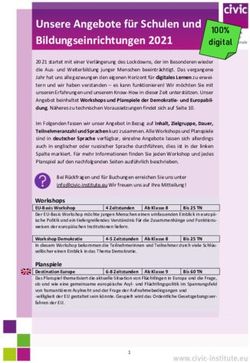 Unsere Angebote f&uuml;r Schulen und Bildungseinrichtungen 2021