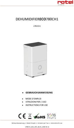 DEHUMIDIFIERECO780CH1 - GEBRAUCHSANWEISUNG MODE D'EMPLOI ISTRUZIONI PER L'USO INSTRUCTIONS FOR USE