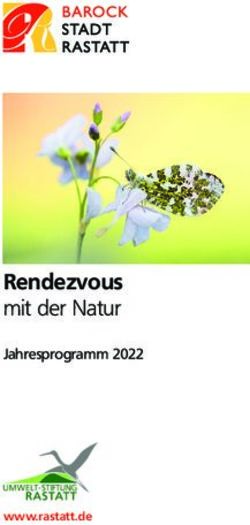 Rendezvous mit der Natur - Jahresprogramm 2022 www.rastatt.de - Stadt Rastatt