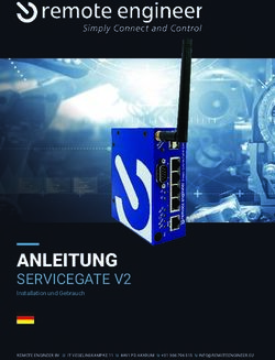 ANLEITUNG SERVICEGATE V2 - Installation und Gebrauch - Remote Engineer