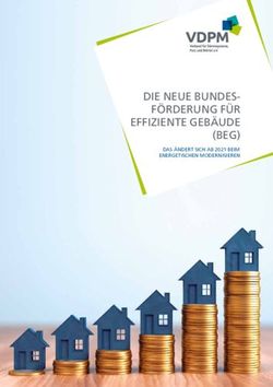 DIE NEUE BUNDES-FÖRDERUNG FÜR EFFIZIENTE GEBÄUDE (BEG) - DAS ÄNDERT SICH AB 2021 BEIM ENERGETISCHEN MODERNISIEREN - BUNDESVERBAND AUSBAU UND ...