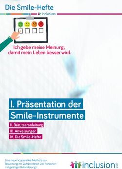 I. Präsentation der Smile-Instrumente - Le RAQ