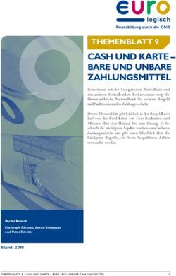 CASH UND KARTE - BARE UND UNBARE ZAHLUNGSMITTEL - THEMENBLATT 9 - Eurologisch