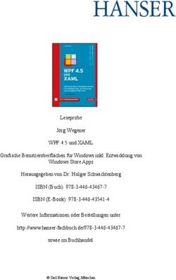 Leseprobe J&ouml;rg Wegener WPF 4.5 und XAML Grafische Benutzeroberfl&auml;chen f&uuml;r Windows inkl. Entwicklung von Windows Store Apps Herausgegeben von Dr ...