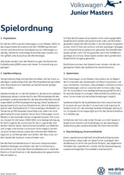Spielordnung - Volkswagen ...