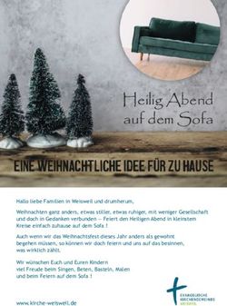 Heilig Abend auf dem Sofa - Kirche Weisweil