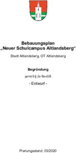 Bebauungsplan "Neuer Schulcampus Altlandsberg" - Entwurf - Begr&uuml;ndung