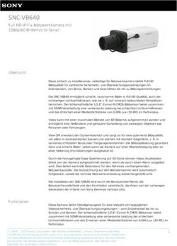 SNC-VB640 Full HD-IP-Fix-Netzwerkkamera mit 1080p/60 Bildern/s (V-Serie) - pro.sony