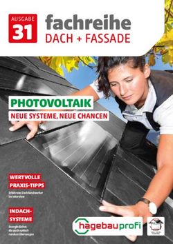 31AUSGABE fachreihe DACH + FASSADE - PHOTOVOLTAIK - Nordholz Berlin