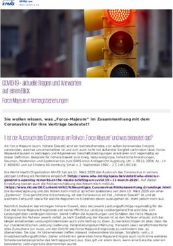 COVID-19 - aktuelle Fragen und Antworten auf einen Blick - KPMG Law