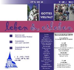 Gemeindebrief juni - august 2019 - august 2019 gemeindebrief Gemeindefest am 6. und 7. Juli 2019 ...