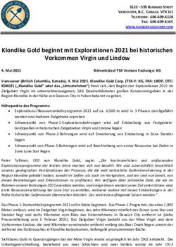 Klondike Gold beginnt mit Explorationen 2021 bei historischen Vorkommen Virgin und Lindow - DGWA