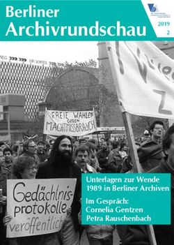 Archivrundschau Berliner - Unterlagen zur Wende 1989 in Berliner Archiven Im Gespr&auml;ch: Cornelia Gentzen Petra Rauschenbach